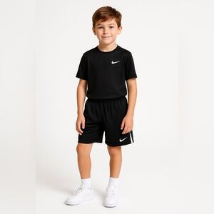 Nike Youth League Knit II Soccer Shorts Black | Size Small